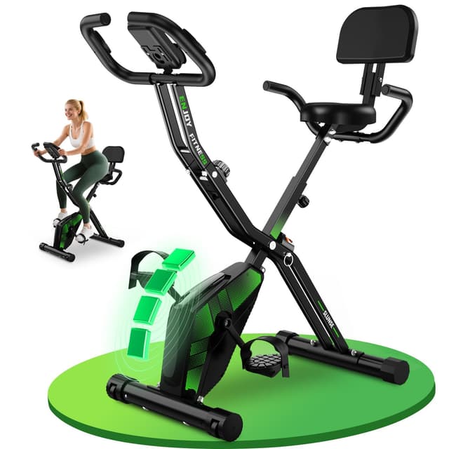 SLUNSE Heimtrainer Fahrrad - Effektives 3-IN-1 Fitnessgerät
