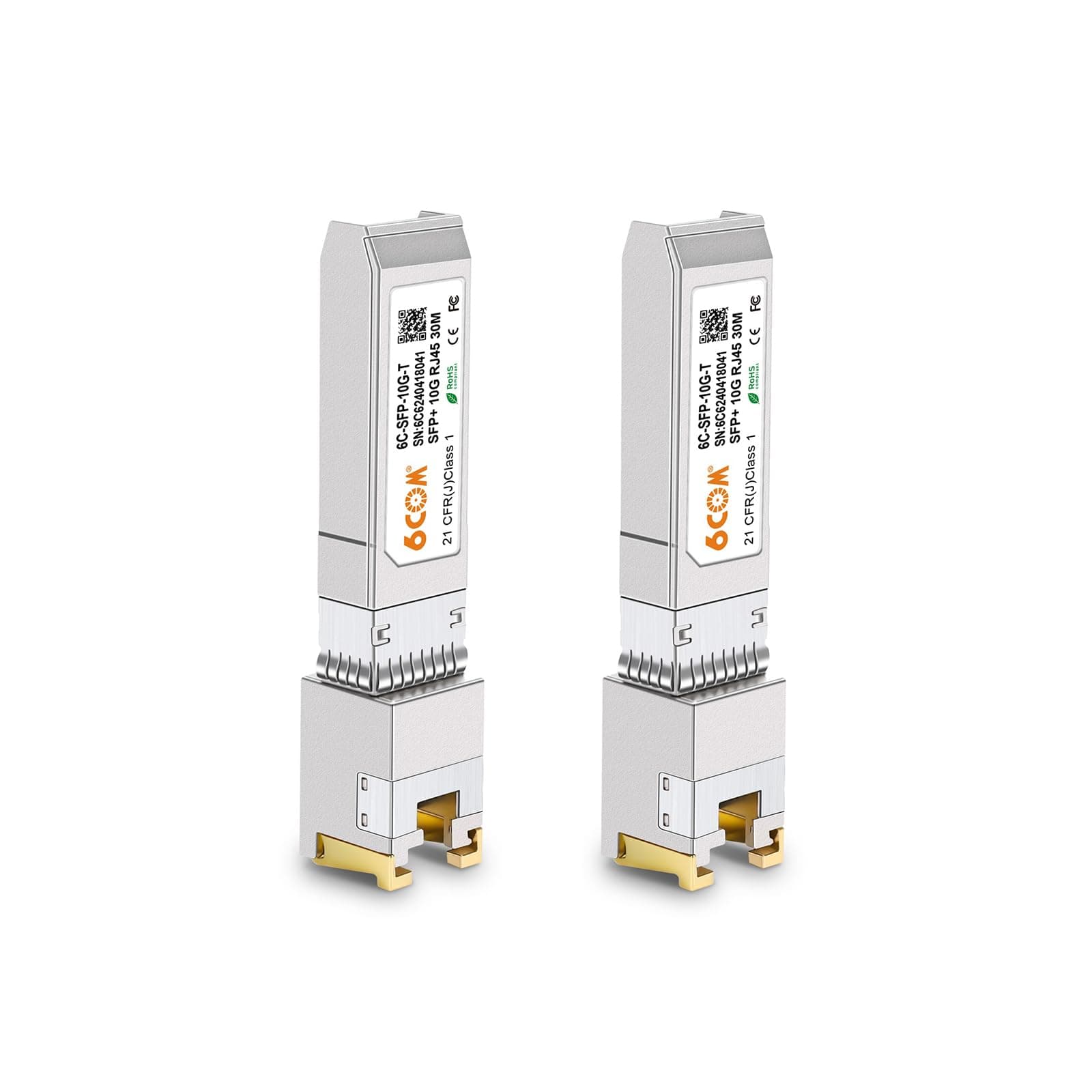 🚀 [Angebot] 2 Stück 1.25/2.5/10GBase-T SFP+ Transceiver, SFP+ RJ45 10G Modul