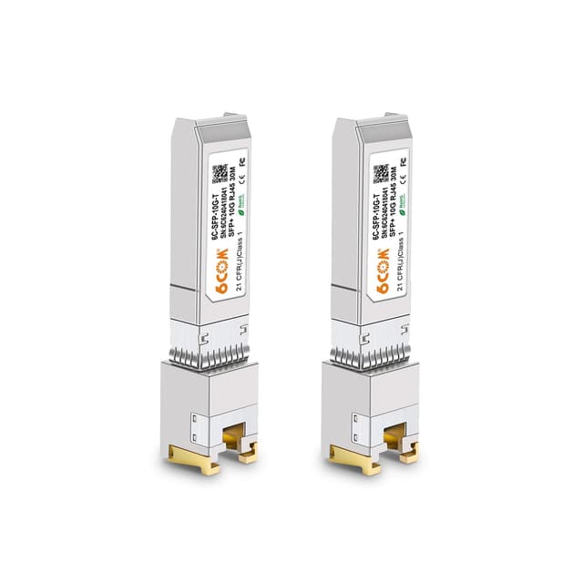 🚀 [Angebot] 2 Stück 1.25/2.5/10GBase-T SFP+ Transceiver, SFP+ RJ45 10G Modul