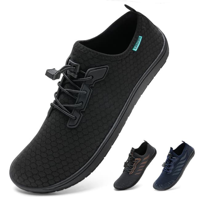 🌊🦄 IceUnicorn Strandschuhe Badeschuhe Damen Herren Schwimmschuhe Aquaschuhe Sommer Schnell Trocknend Surfschuhe 46 EU 71schwarz