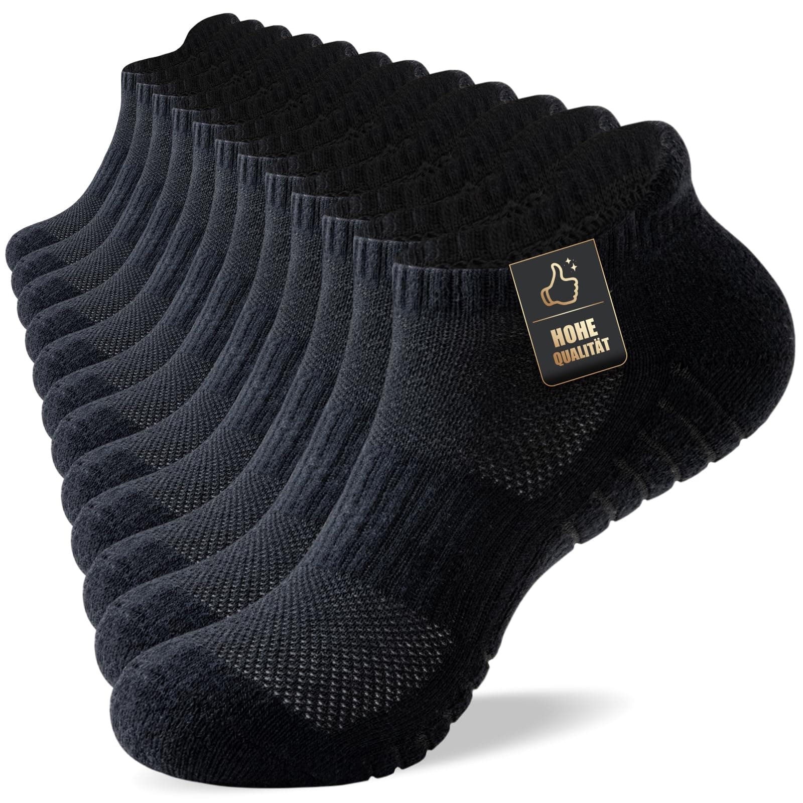 🧦 SockWaddles Sneaker Socken Herren Damen | Sportsocken mit Gepolstert