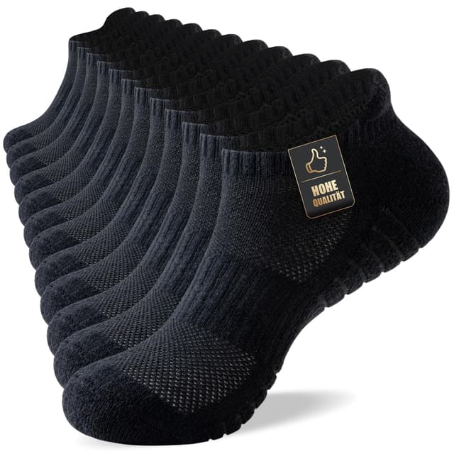 🧦 SockWaddles Sneaker Socken Herren Damen | Sportsocken mit Gepolstert