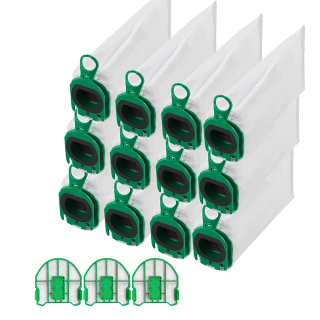 12 Stück Staubsaugerbeutel für Vorwerk VB100 Akku-Staubsauger 🏡