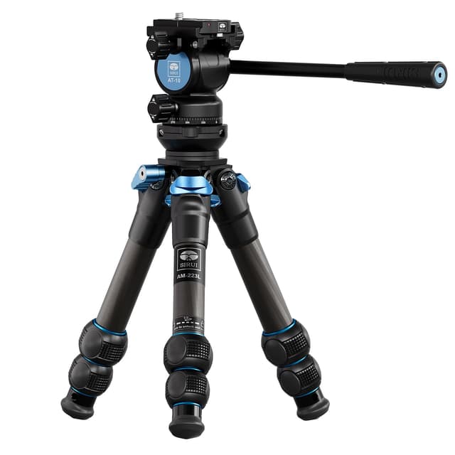SIRUI AM-223L+AT-10 Carbon Mini Video Kamera Reise Stativ 📷🌍