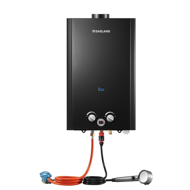🔥🚿 GASLAND Gas Durchlauferhitzer BE422B 16L - Camping Warmwasserbereiter