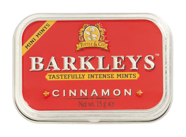 🌿🌟 Barkleys Mini Minz - Zimt, 12 Dosen, 12er Pack (12 x 15 g) 🌟🌿