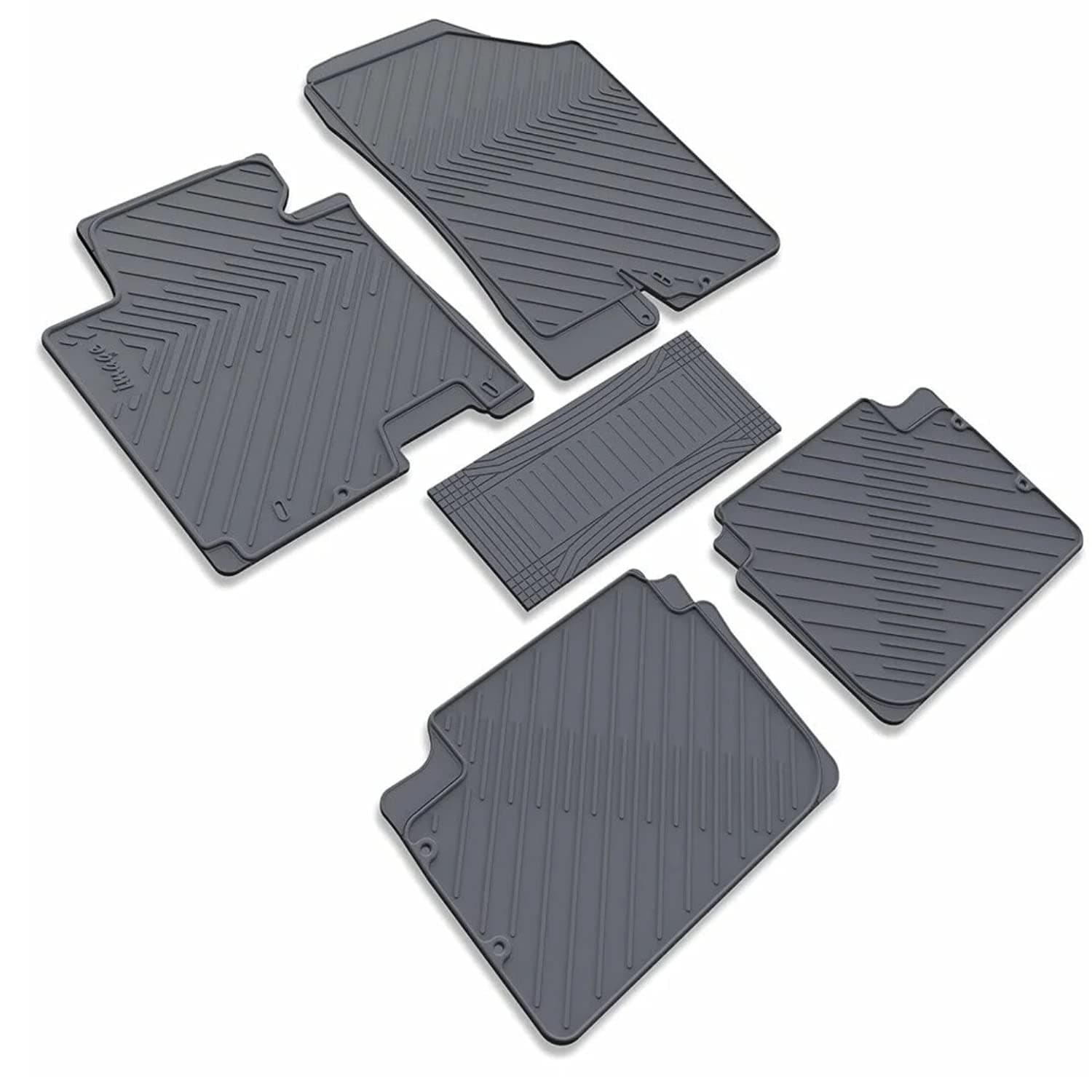 🚗 Angebot: Gummimatten & Fußmatten Set i20 2008-2014 Grau 🌟