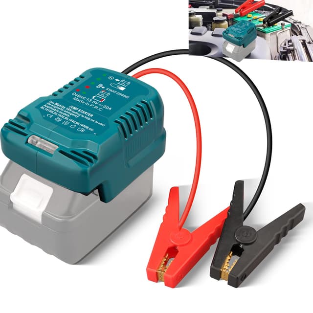 🚗🔋 Auto-Batterie-Starthilfe-Adapter für Makita 18V Batterie | Jump Starter Kit