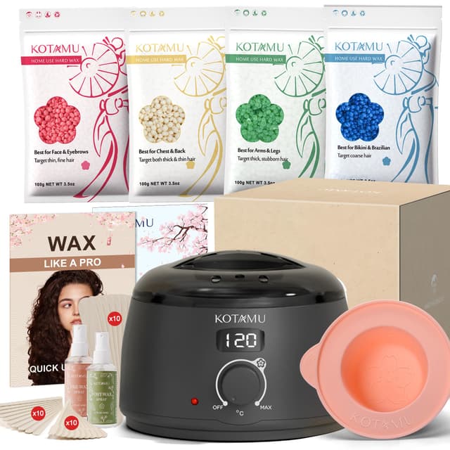 KOTAMU Waxing Set - Professionelles Wachswärmer-Kit für zu Hause 🌟