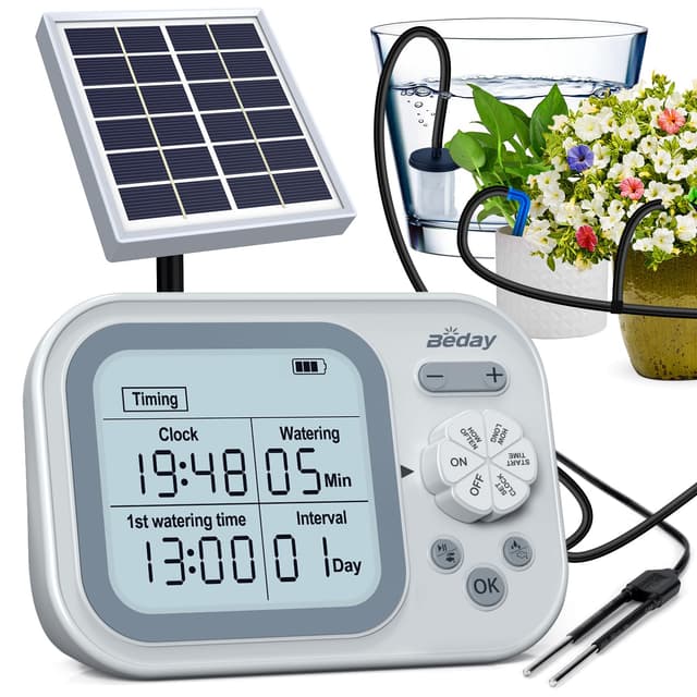 Automatisches Solar-Tropfbewässerungssystem 🌞🌿