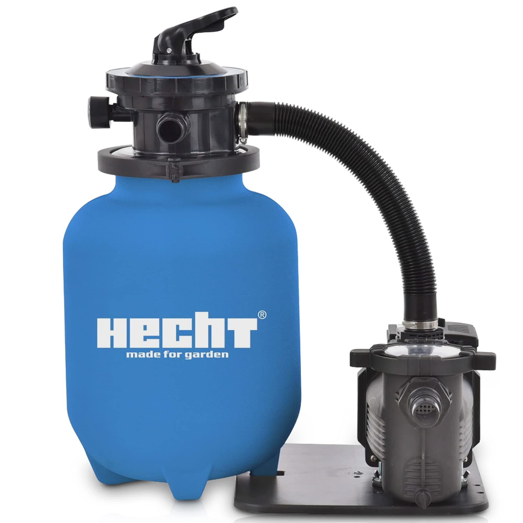 HECHT Sandfilter Sandfilteranlagen 11.000 Liter für Gartenpool 🏊‍♂️