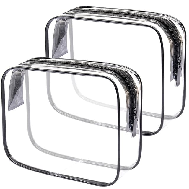👜 TSA-Zulassung Transparente Kulturtasche Handgepäck 1 Liter