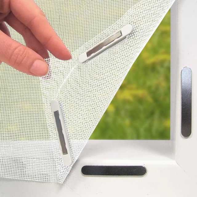 EASYmaxx Insect Protect Fliegengitter Fenster mit Magnetbefestigung 🦟 | Moskitonetz bis 130 x 150 cm | Mückenschutz Magnet - leichte Montage