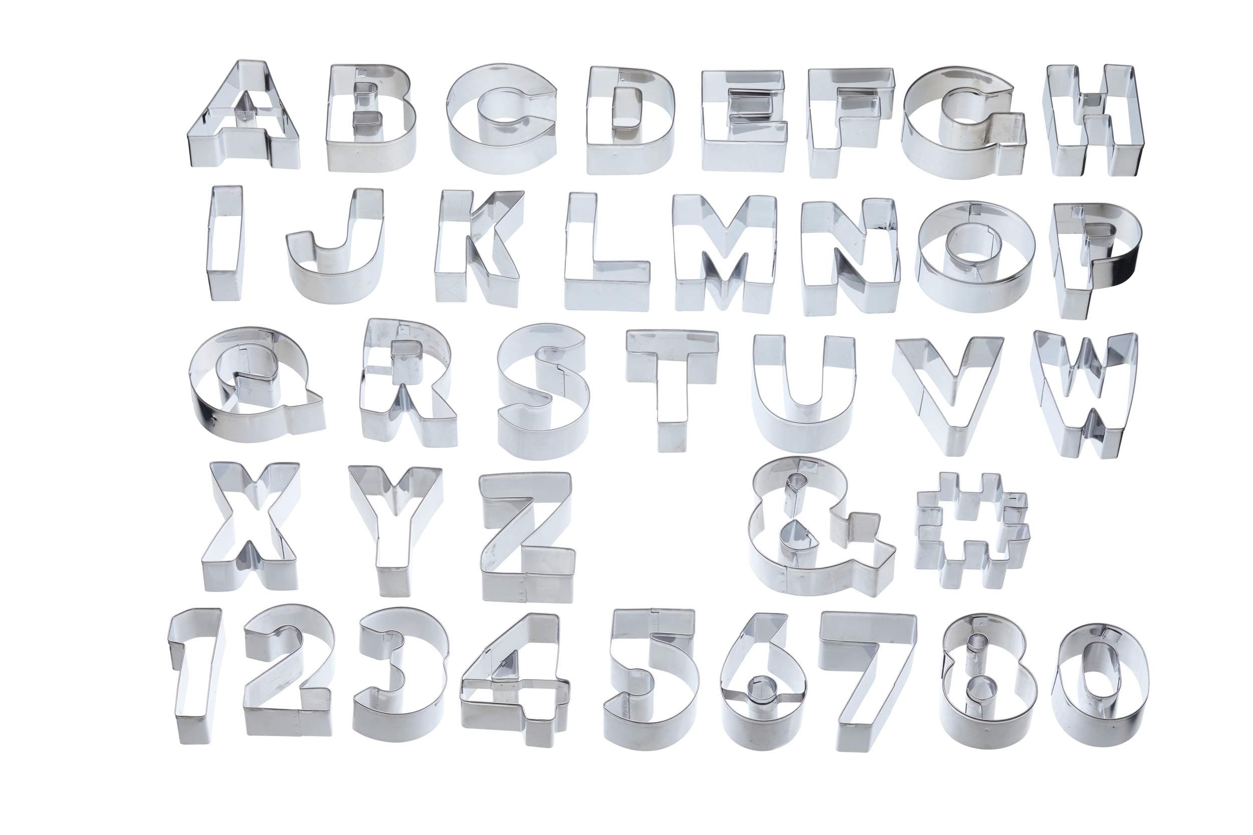 🍰🎁 KitchenCraft Sweetly does it 35er Set Alphabet und Zahlen-Teigausstecher 🎂🍪