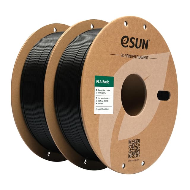 eSUN PLA Filament 1.75mm, Schwarz 2KG Deal 🚀