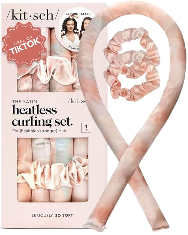 Kitsch Satin Heatless Curling Set - Locken ohne Hitze 🌅🌺🌀