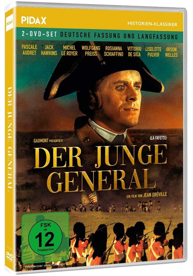 🎬 Der junge General (La Fayette) / Aufwändiges Historienepos mit internationaler Starbesetzung (Pidax Historien-Klassiker) [2 DVDs] 🌟
