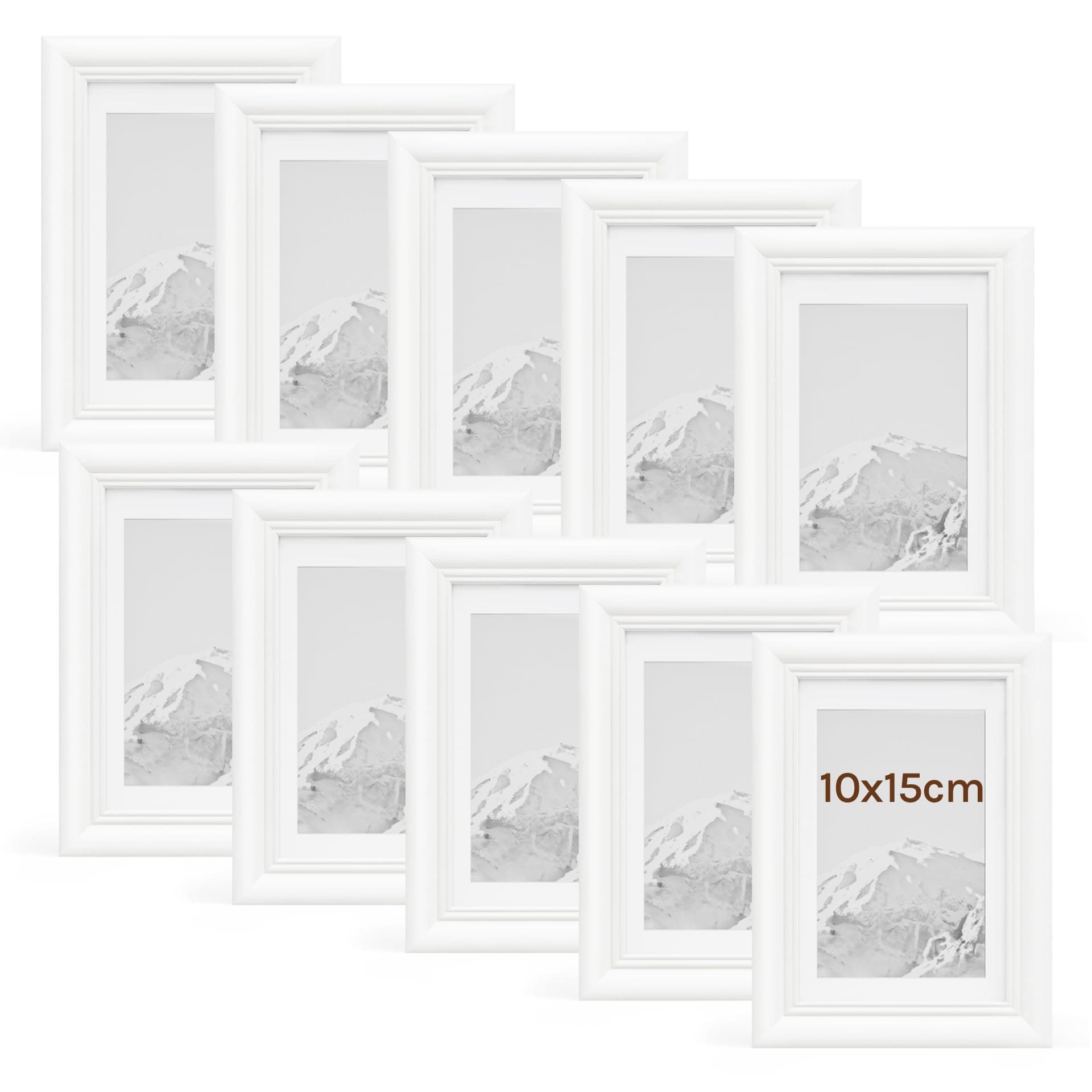 WOLTU Bilderrahmen 10x15cm 10er Set Fotorahmen 🖼️🏡