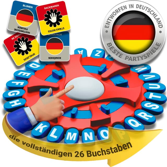 BLOOOK Wörter Sturm Spiel 🎲 Brettspiele für Erwachsene und Kinder