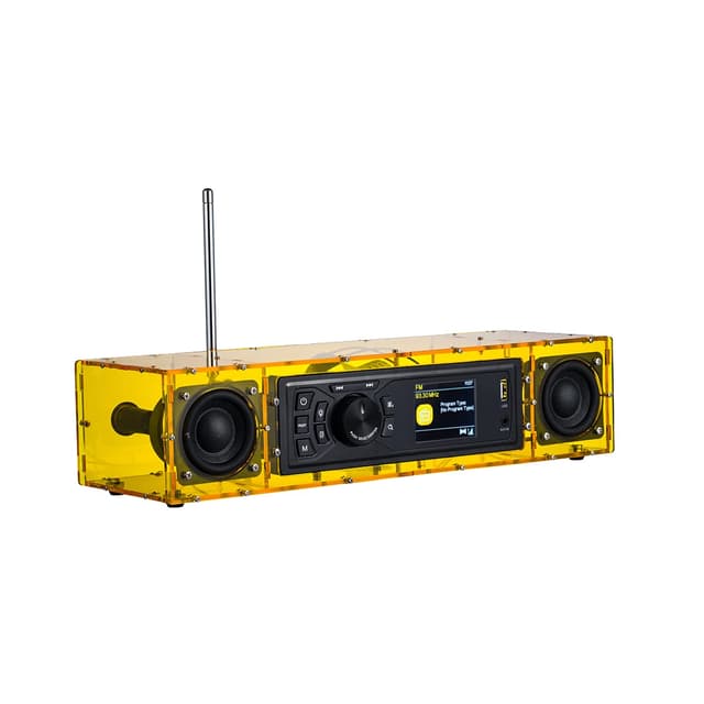 📻 AOVOTO Gelb ALK103 UKW/DAB-Radio DIY (DIY) Acryl-Kits