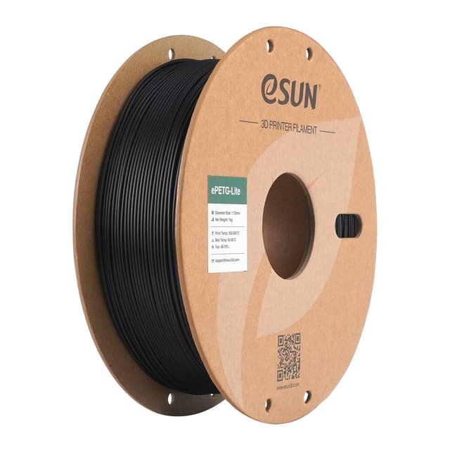 🌟 Angebot: eSUN PETG Filament 1.75mm Schwarz 1KG Spule 🌟