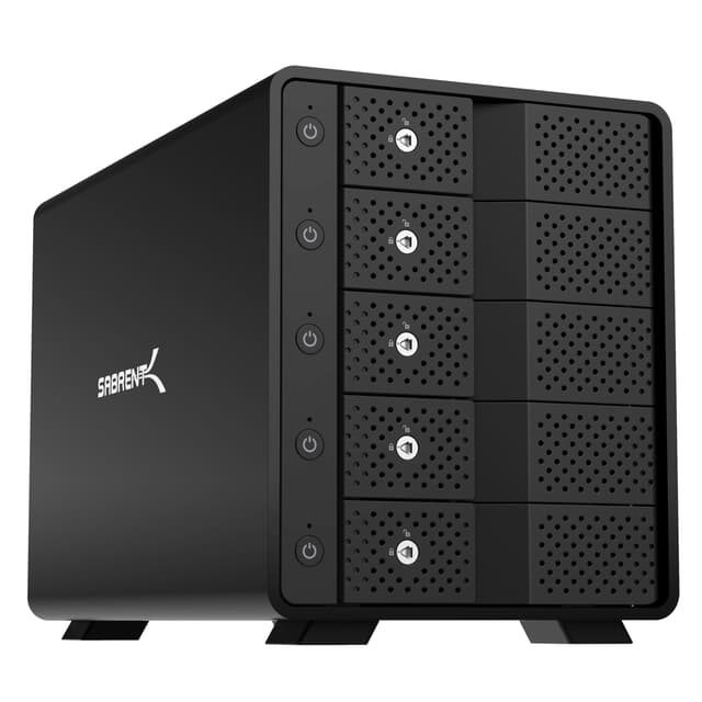 🚀 SABRENT 5 Bay Festplatten Docking Station USB C 10Gbps SSD HDD Dock 🚀