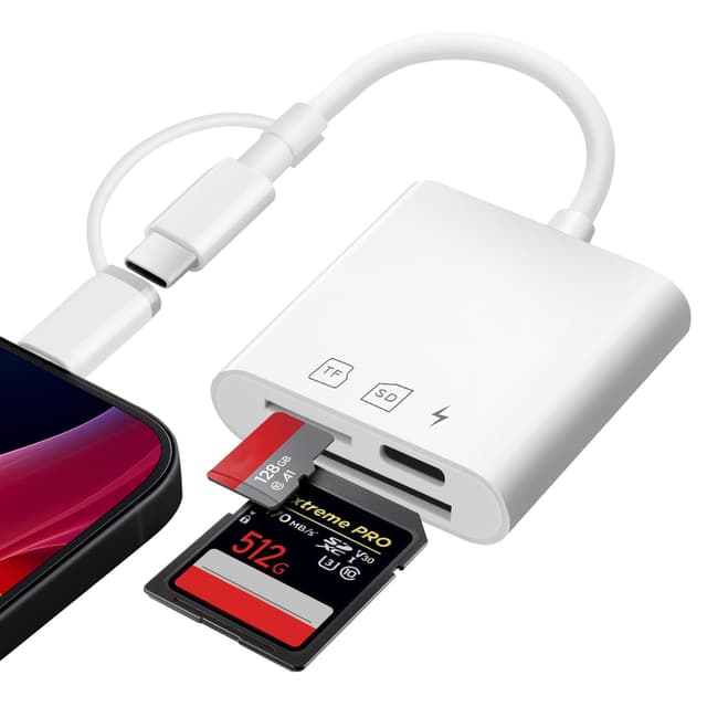 Flintronic SD Kartenleser 3-in-1 Laden & Kartenlesen⚡️