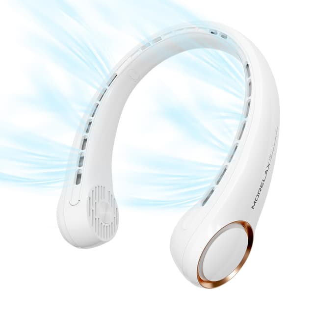 Morelax Tragbarer Hals Ventilator mit 360° Luftstrom ⭐️