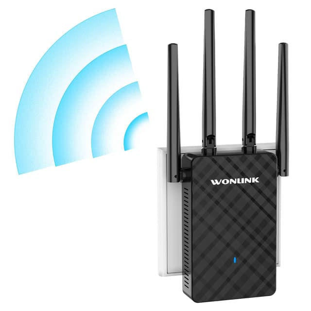 🚀 Super Deal! WONLINK WLAN Verstärker 1200Mbit/s Dual Band mit 4 Antennen