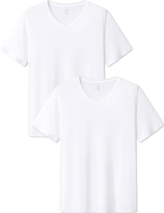 👕🔥 LAPASA Herren Micro Modal T-Shirt 2 Pack | Premium Business Kurzarm Unterhemd