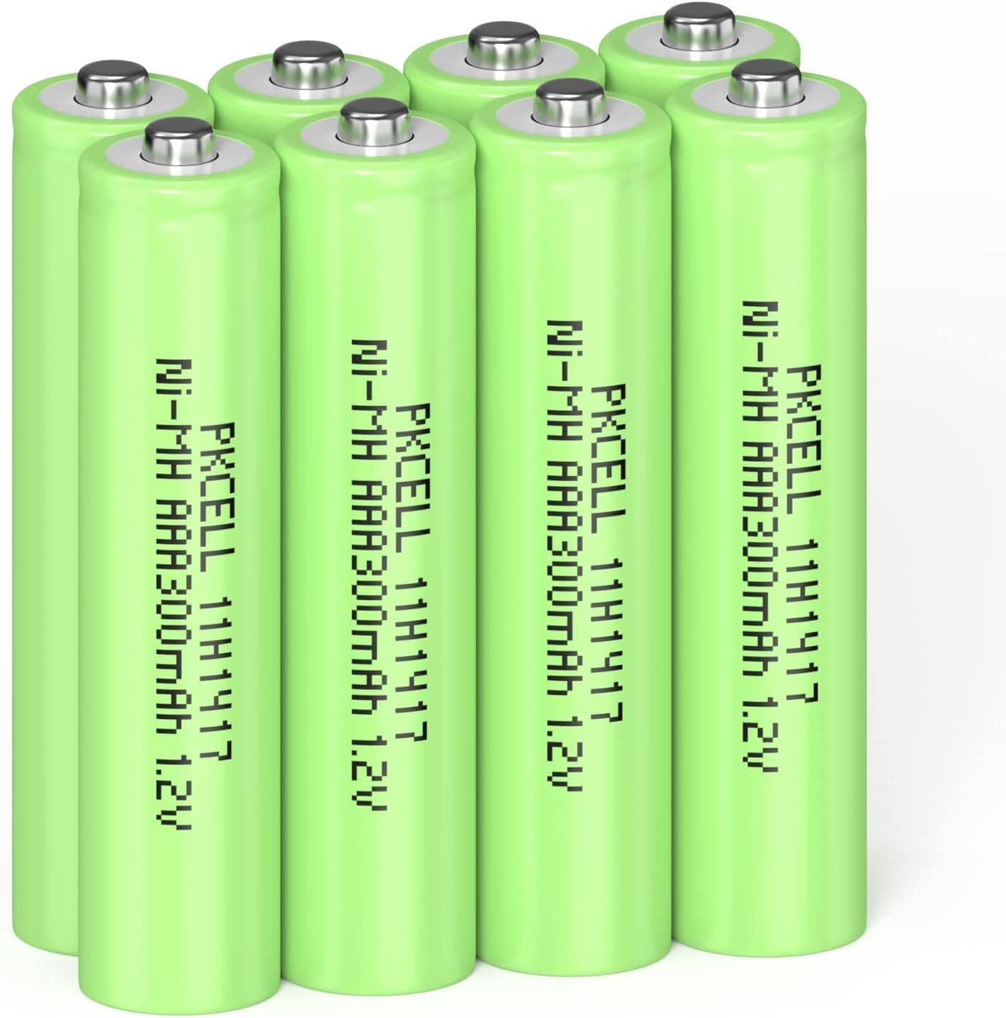 🔋🌞 PKCELL AAA wiederaufladbare Batterien 8 Stück - 30% vorgeladen