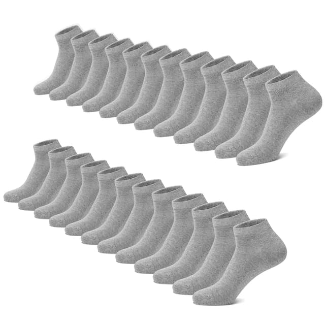 FALARY Sneaker Socken Herren & Damen bio Baumwolle 12 Paar 😍🧦