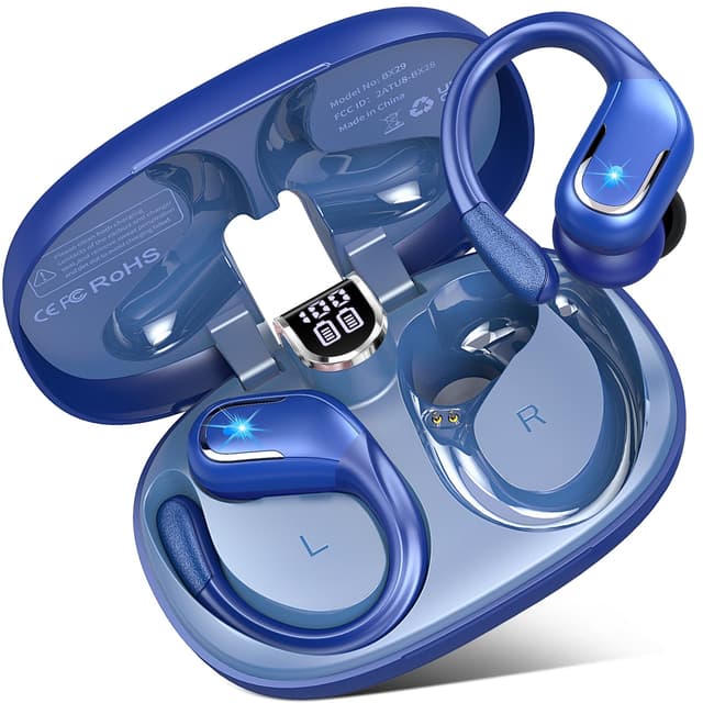 🎧 Bluetooth Kopfhörer Sport mit 75Std Spielzeit und LED Anzeige