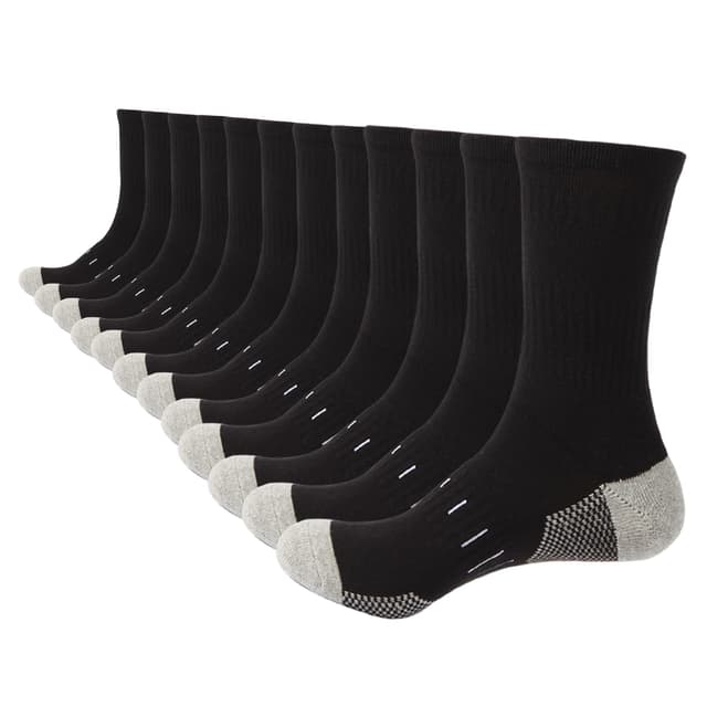 🧦 BUDERMMY Socken Herren 43-46 39-42 6-Paare Schwarz 🏃‍♂️🧗‍♂️🚴‍♂️