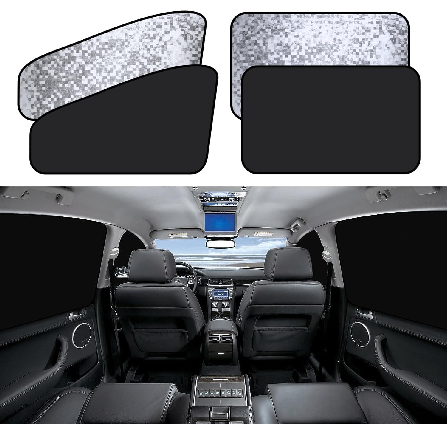 🌞🚗 ZATOOTO Sonnenschutz Auto Magnetisch - 4PCS 🚗🌞