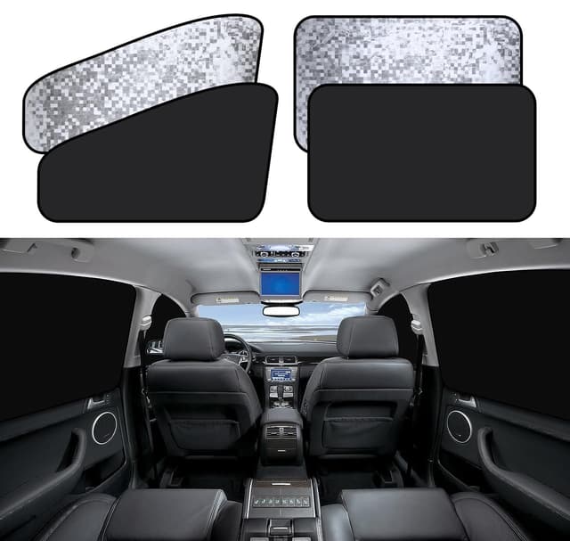 🌞🚗 ZATOOTO Sonnenschutz Auto Magnetisch - 4PCS 🚗🌞