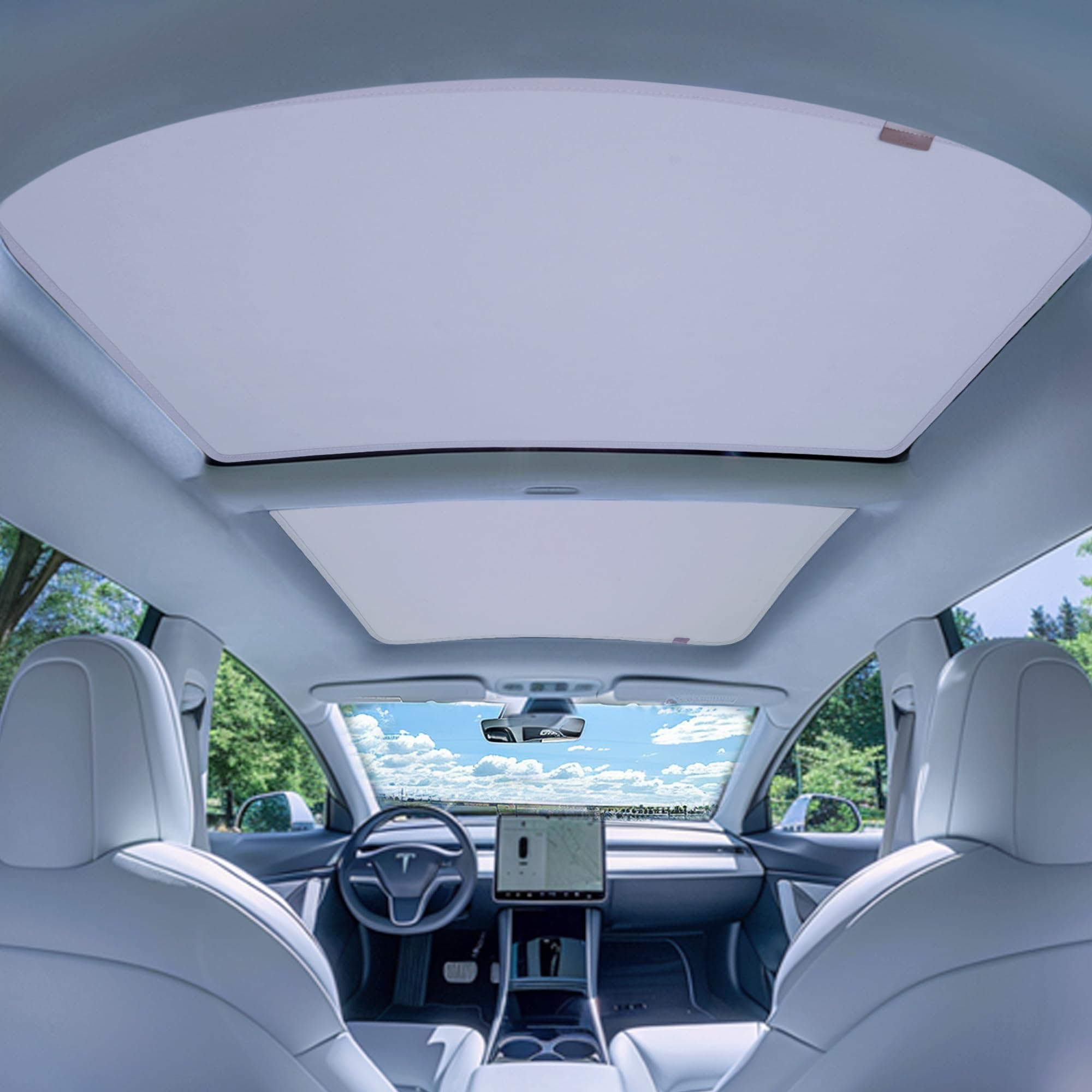 🌞🚗 Tesla Model 3 Sonnenschutz Dach | Effiziente Wärmedämmung & UV-Schutz