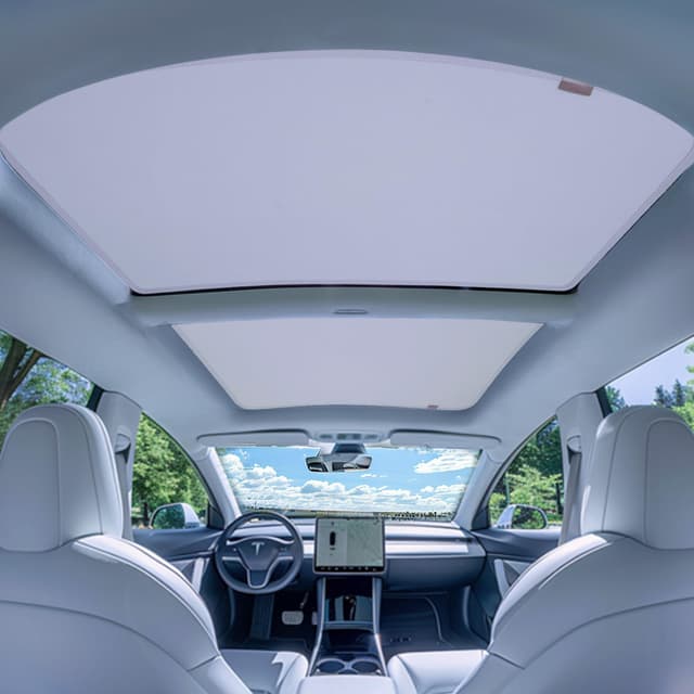 🌞🚗 Tesla Model 3 Sonnenschutz Dach | Effiziente Wärmedämmung & UV-Schutz