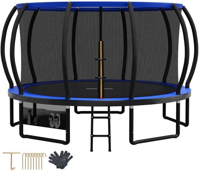 Devoko Trampolin Ø 366 cm mit Sicherheitsnetz und Zubehör 🤸‍♂️