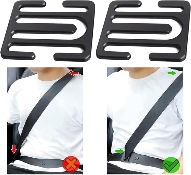 🚗 2 Stück Metall Auto Sicherheitsgurt Clip - Sicherheitsgurt Verlängerung Clip