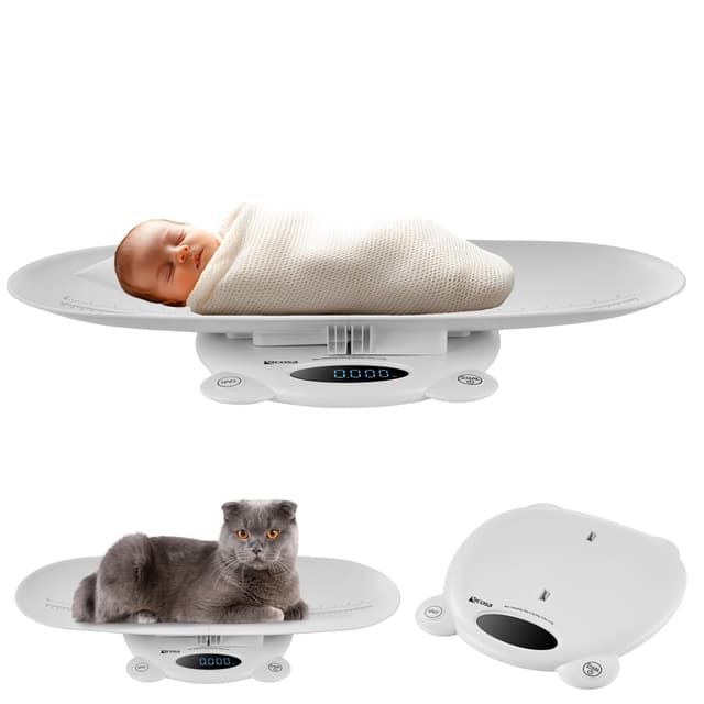 Multifunktionale 3-in-1 LED-Display Digitale Waage - Baby, Tier & Person 🌟