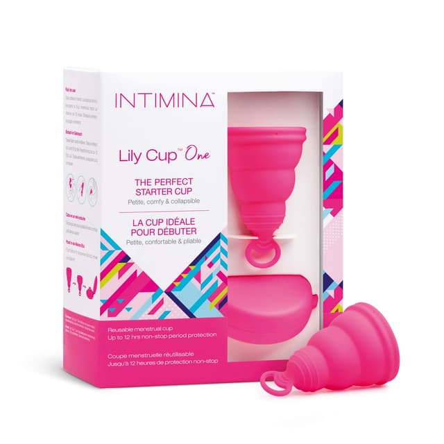 🌸 INTIMINA Lily Cup One - Faltbare Menstruationstasse für Anfängerinnen