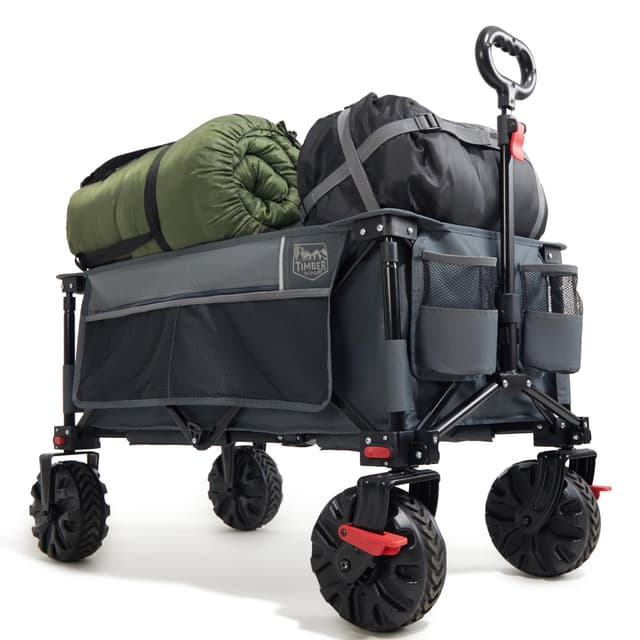 TIMBER RIDGE XXL Bollerwagen Faltbar 🌲🛒