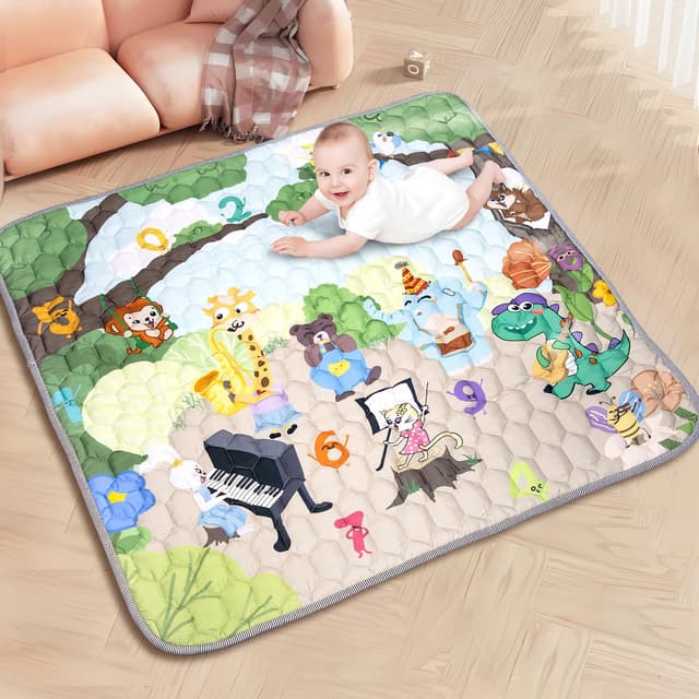🎉 Funsland Faltbare Baby Spielmatte Krabbelmatte 🧸
