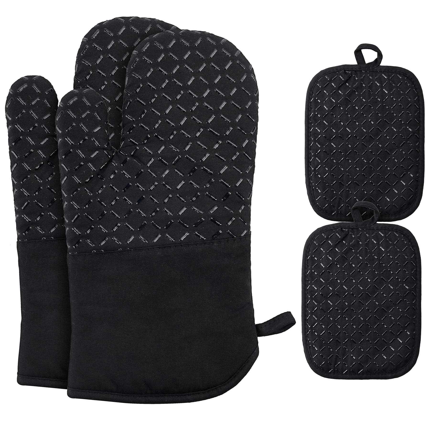 Ankway Ofenhandschuhe Topflappen Topfhandschuhe 4er Set 🧤🍳