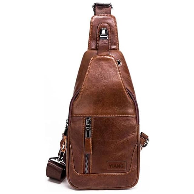 Leathario Brusttasche aus echtem Leder 🎒👜