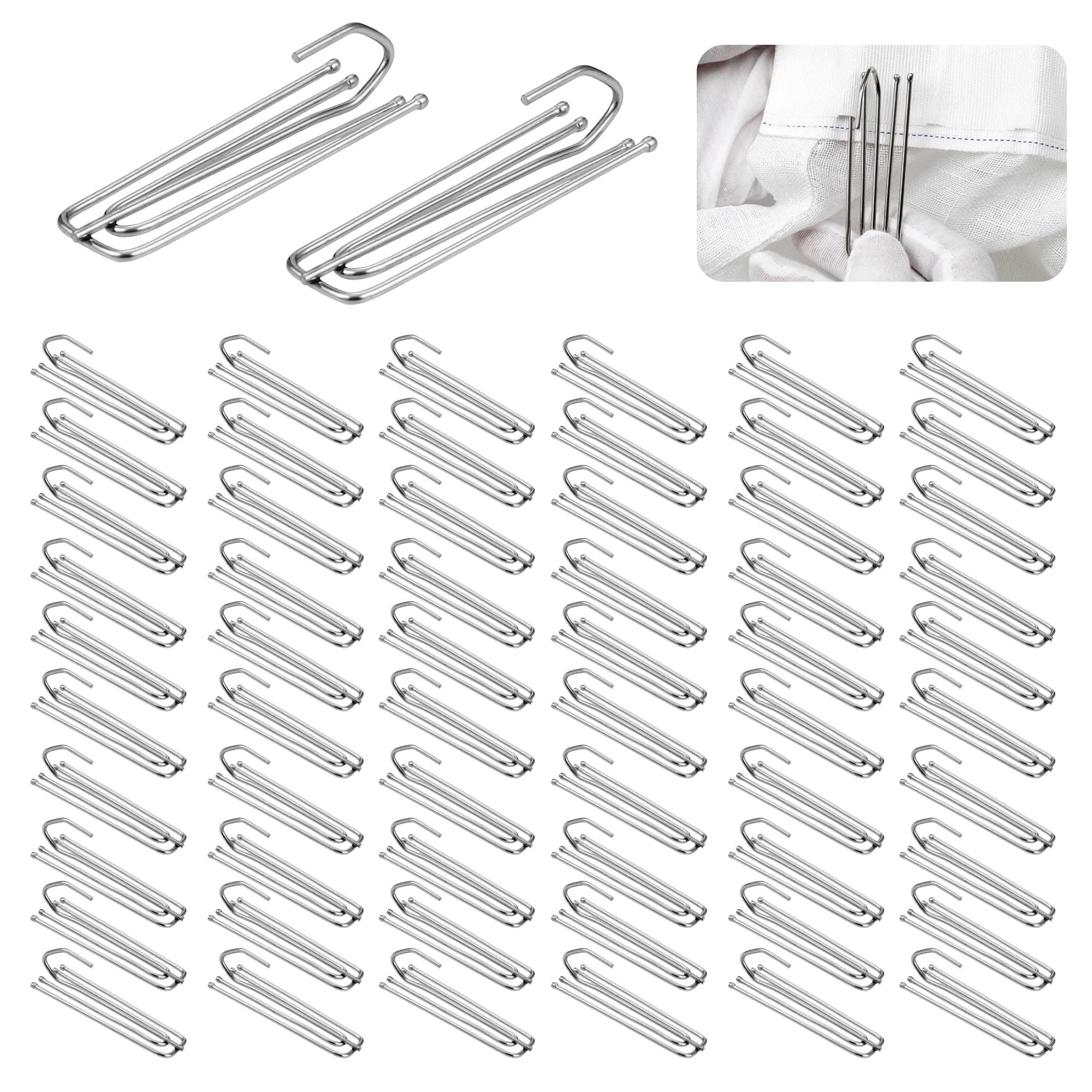 🌟 Mega-Deal! 60 Stück Gardinenhaken aus Edelstahl 🌟