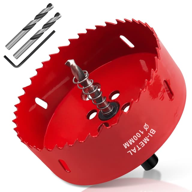 Yeepeo Lochsäge 100mm - Universal HSS M42 Bi-Metall Lochsägen