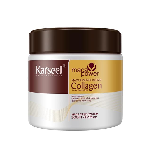 Karseell Kollagen Haarmaske 500ml - Tiefenreparatur Haarspülung 🔥