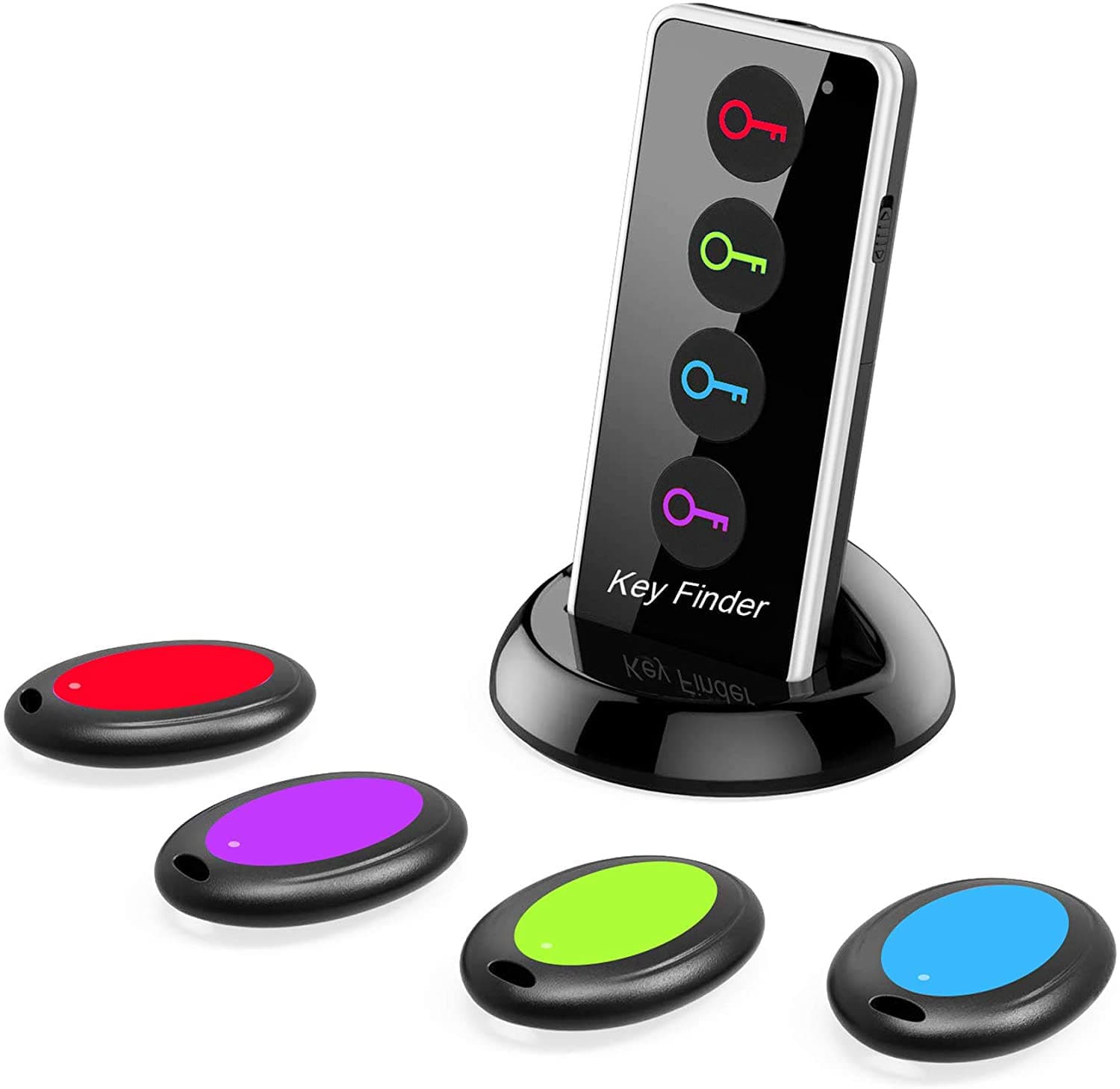 🔑🔦 Schlüsselfinder,VINGNUT Wireless Key Finder - 1 Sender+4 Empfänger